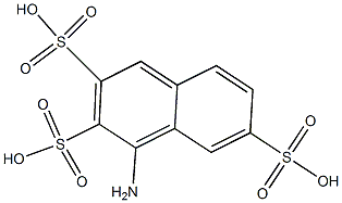 4-Amino-2,3,6-naphthalenetrisulfonic acid 结构式