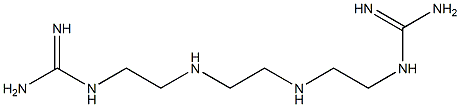 2,5,8,11-Tetraazadodecanediamidine 结构式