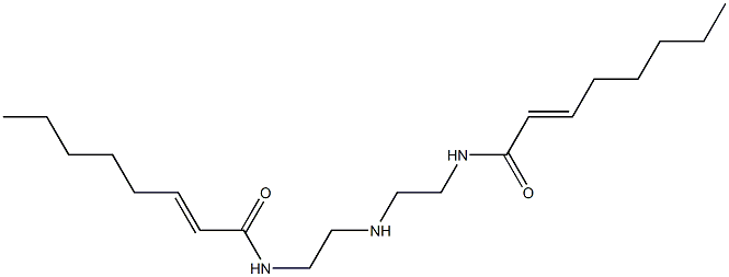 N,N'-[Iminobis(2,1-ethanediyl)]bis(2-octenamide) 结构式