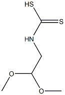 N-(2,2-Dimethoxyethyl)dithiocarbamic acid 结构式