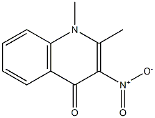 1,2-Dimethyl-3-nitroquinolin-4(1H)-one 结构式