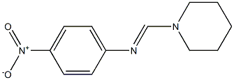 N-(Piperidinomethylene)-4-nitroaniline 结构式