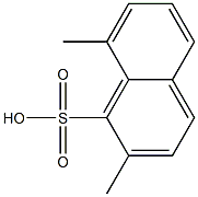 2,8-Dimethyl-1-naphthalenesulfonic acid 结构式