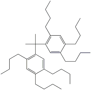 5,5'-Isopropylidenebis(1,2,4-tributylbenzene) 结构式