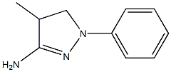 3-Amino-4-methyl-1-phenyl-2-pyrazoline 结构式