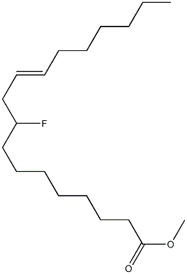 9-Fluorovaccenic acid methyl ester 结构式