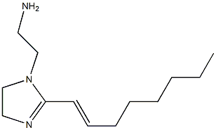 1-(2-Aminoethyl)-2-(1-octenyl)-2-imidazoline 结构式