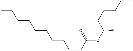 (+)-Undecanoic acid (S)-1-methylhexyl ester 结构式