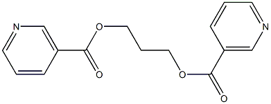 Trimethylene=bis(nicotinate) 结构式