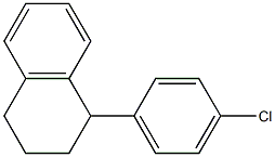 1-(4-Chlorophenyl)tetralin 结构式