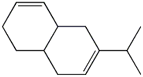 1,2,4a,5,8,8a-Hexahydro-6-isopropylnaphthalene 结构式