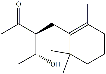 (3S,4R)-4-Hydroxy-3-[(2,6,6-trimethyl-1-cyclohexenyl)methyl]-2-pentanone 结构式