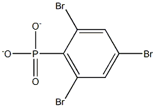 2,4,6-Tribromophenylphosphonate 结构式