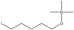 Trimethyl(5-iodopentyloxy)silane 结构式