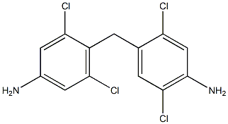 4-[(4-Amino-2,5-dichlorophenyl)methyl]-3,5-dichloroaniline 结构式
