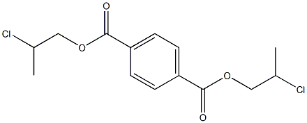 Terephthalic acid bis(2-chloropropyl) ester 结构式