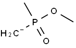 [Methyl(methoxy)phosphinyl]methanide 结构式