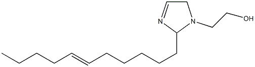 2-(6-Undecenyl)-3-imidazoline-1-ethanol 结构式