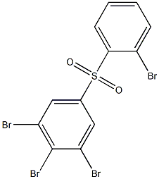3,4,5-Tribromophenyl 2-bromophenyl sulfone 结构式