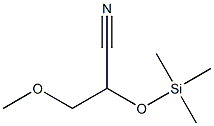2-(Trimethylsilyloxy)-3-methoxypropanenitrile 结构式