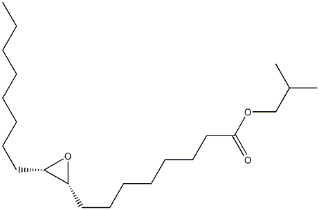 (2R,3S)-3-Octyl-2-oxiraneoctanoic acid isobutyl ester 结构式