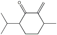 6-Isopropyl-3-methyl-2-methylenecyclohexanone 结构式
