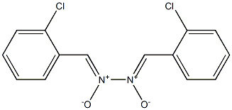 1,2-Bis(2-chlorophenylmethylene)hydrazine 1,2-dioxide 结构式