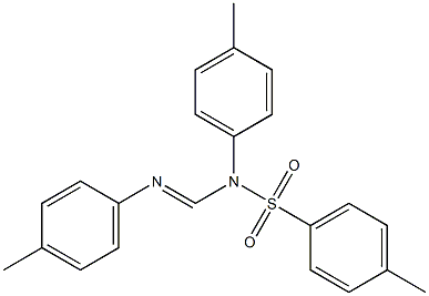 N1-Tosyl-N1,N2-bis(p-methylphenyl)formamidine 结构式