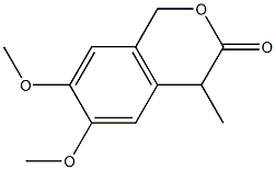 4-Methyl-6,7-dimethoxyisochroman-3-one 结构式