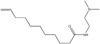N-[2-(Dimethylamino)ethyl]-10-undecenamide 结构式
