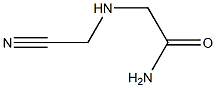 [(Cyanomethyl)amino]acetamide 结构式