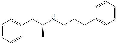 N-[(S)-1-Methyl-2-phenylethyl]-3-phenylpropan-1-amine 结构式