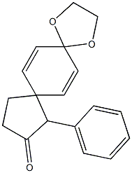 9-Phenyl-1,4-dioxadispiro[4.2.4.2]tetradeca-6,13-dien-10-one 结构式