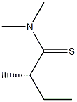 [S,(+)]-N,N,2-Trimethylthiobutyramide 结构式