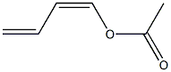 Acetic acid (1Z)-1,3-butadienyl ester 结构式