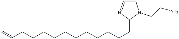 1-(2-Aminoethyl)-2-(12-tridecenyl)-3-imidazoline 结构式