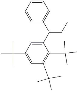 1-(2,3,5-Tri-tert-butylphenyl)-1-phenylpropane 结构式