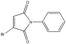 1-Phenyl-3-bromo-1H-pyrrole-2,5-dione 结构式