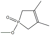 3,4-Dimethyl-1-methoxy-2,5-dihydro-1H-phosphole 1-oxide 结构式
