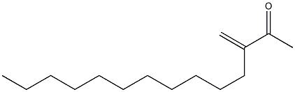 3-Methylenetetradecan-2-one 结构式