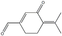 3-Oxo-p-mentha-1,4(8)-diene-7-al 结构式