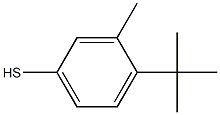 4-tert-Butyl-3-methylbenzenethiol 结构式