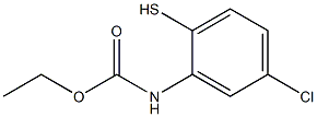 5-Chloro-2-mercaptophenylcarbamic acid ethyl ester 结构式