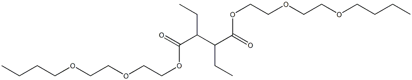 2,3-Diethylsuccinic acid bis[2-(2-butoxyethoxy)ethyl] ester 结构式