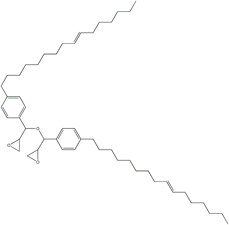 4-(9-Hexadecenyl)phenylglycidyl ether 结构式
