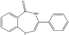 3-Phenyl-1,4-benzoxazepin-5(4H)-one 结构式