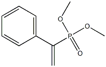 (1-Phenylethenyl)phosphonic acid dimethyl ester 结构式