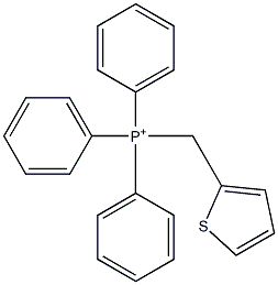 (2-Thienylmethyl)triphenylphosphonium 结构式