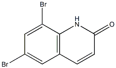 6,8-Dibromoquinolin-2(1H)-one 结构式