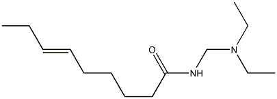 N-[(Diethylamino)methyl]-6-nonenamide 结构式